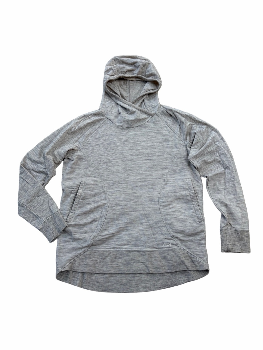 Icebreaker Women’s Size Large Merino Wool Dia Pullover Hoody in Fawn Outdoor
